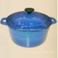 Enamel Cast Iron Casserole Cookware with Cover Dia 24cm 28cm